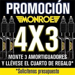 OFERTA AMORTIGUADORES 4X3 DE MONROE - AUTOMOCION
